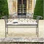 Vintage Style Scrolled Garden Bench, thumbnail 2 of 7