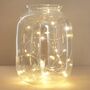 30 Battery Powered LED Gold Wire String Lights, thumbnail 2 of 4