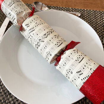 Musical Notes Christmas Crackers X Eight Musical Hand Bells, 2 of 2