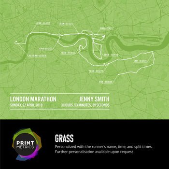 Personalised London Marathon Poster, 7 of 12