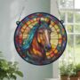 Horse Stained Glass Effect Suncatcher, thumbnail 3 of 6