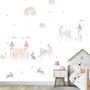 Watercolour Unicorn Fabric Wall Stickers, thumbnail 1 of 3