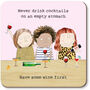 Wine First Drinks Coaster, thumbnail 1 of 2