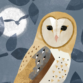 Barn Owl Card, 2 of 2