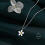 Tiny Little Daisy Flower Pendant Necklace, thumbnail 5 of 10
