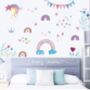 Bunting Rainbows Girl’s Room Decal Stickers, thumbnail 3 of 6