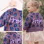 Personalised Baby Girl Leopard Cardigan With Name, thumbnail 2 of 10