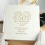 Personalised 50th Golden Wedding Anniversary Album, thumbnail 5 of 6