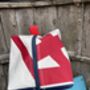 Little Upcycled Sailcloth Wash Bag, thumbnail 5 of 6