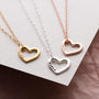 Personalised Medium Message Heart Necklace, thumbnail 7 of 9