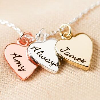 Personalised Family Heart Necklace With Photo Gift Box, 7 of 12