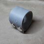 Wide Personalised Leather Bracelet With Silver Button, thumbnail 6 of 11