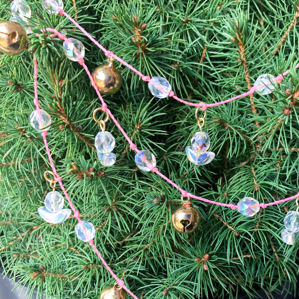 Beaded Angel Christmas Garland By Bonnie and Bell