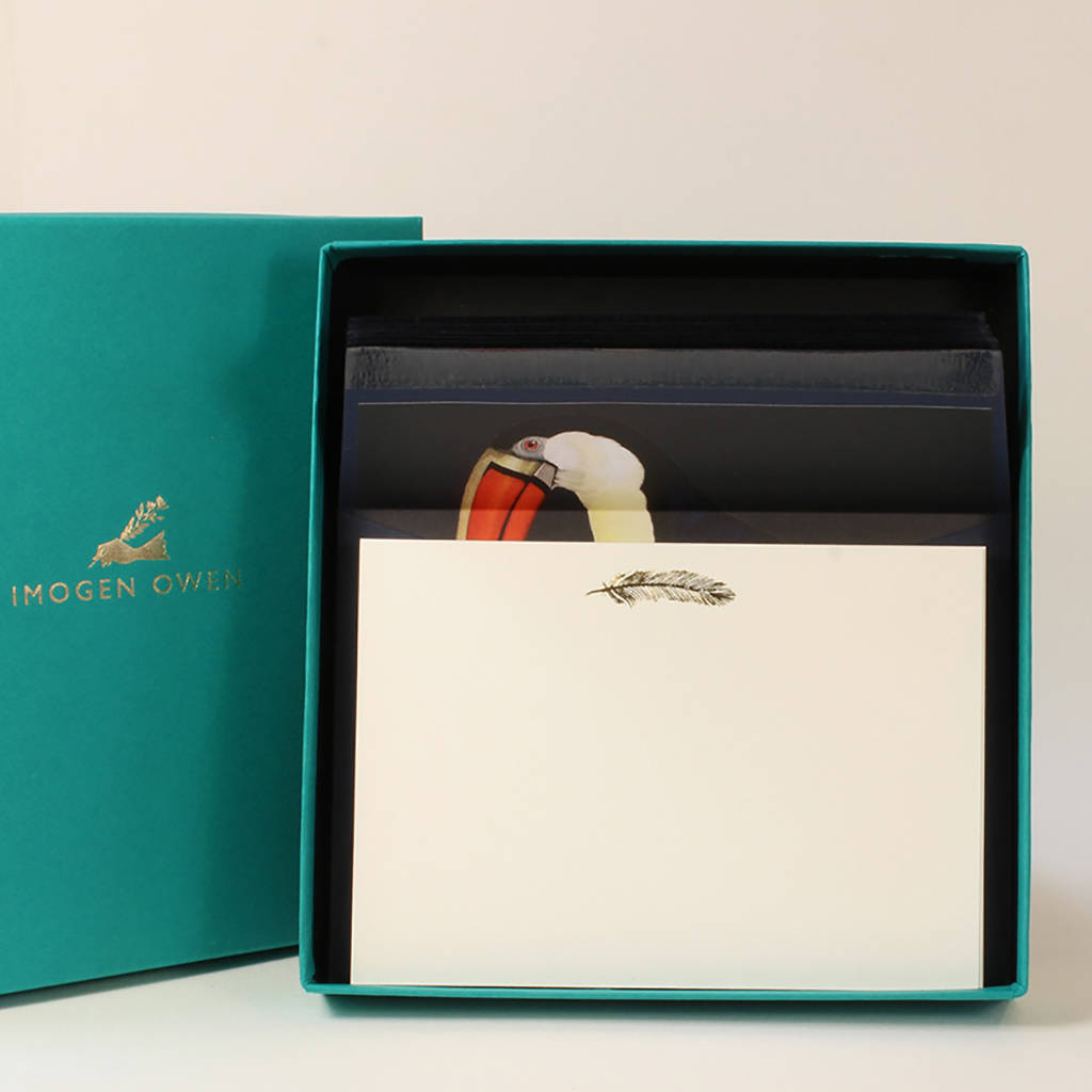 Luxury Toucan Letter Writing Set