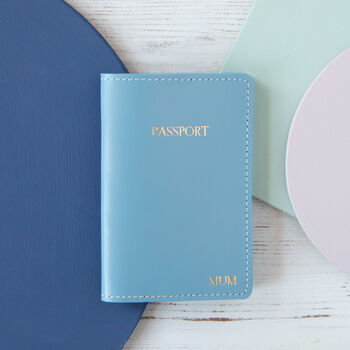 Personalised Leather Passport Case, 4 of 8