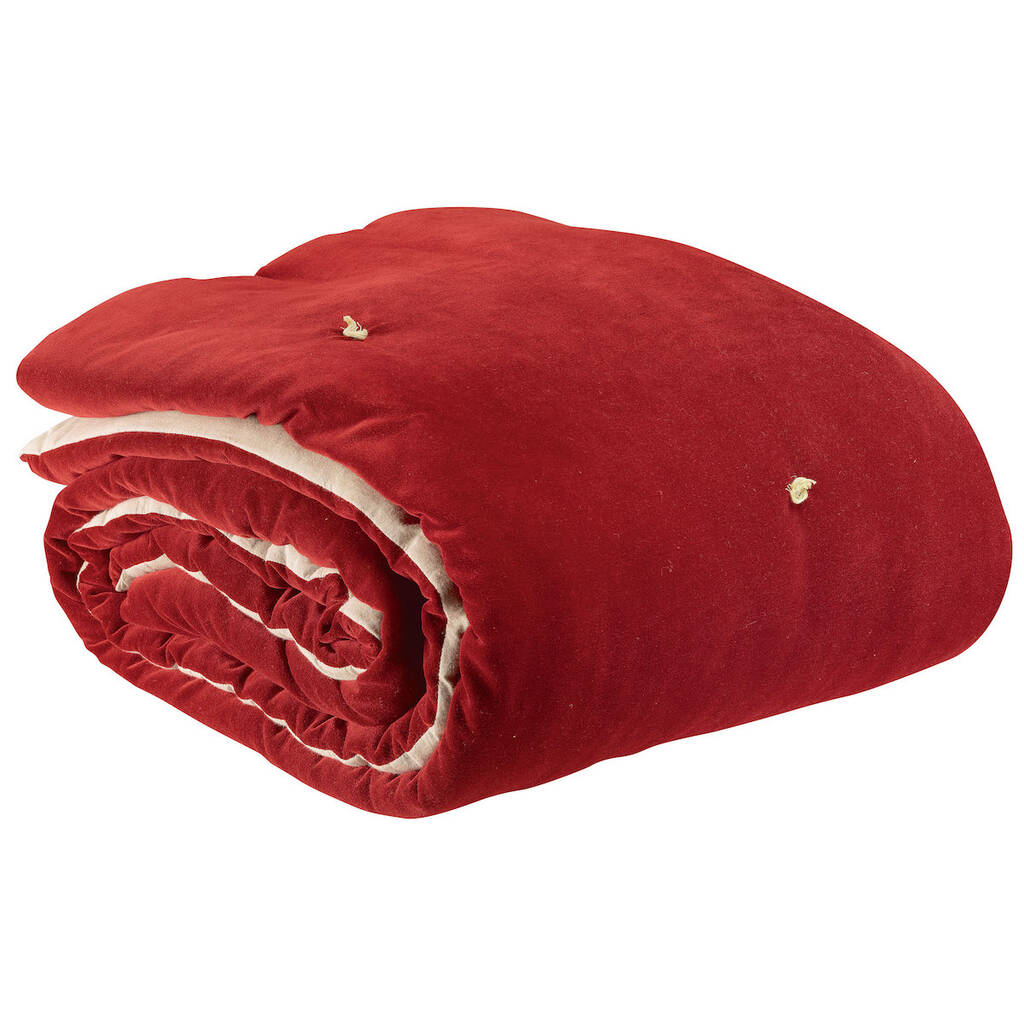 Knotted Velvet Throw In Assorted Colours By Idyll Home