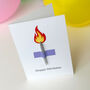 Personalised Happy Birthday Candle Card, thumbnail 3 of 4