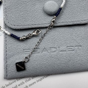 Tottenham Hotspur Football Fan Bead Bracelet With Charms, 5 of 5