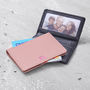 Name Personalised Leather Credit And Travel Card Holder, thumbnail 2 of 9