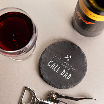 'Call Dad' Funny Slate Coaster, 3 of 5