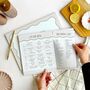 Meal Planner, Personalised 2026 Diary And Pen: Christmas Gift Set, thumbnail 5 of 11