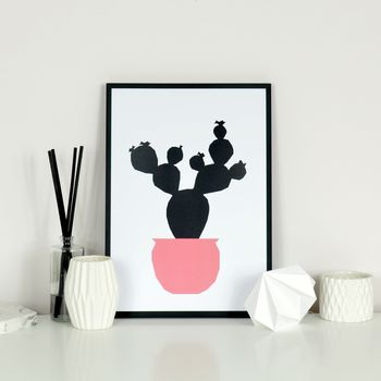 Cactus Pot Print, 2 of 2