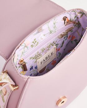 Meadow Creatures Lilac Saddle Bag, 4 of 6