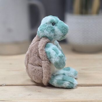 100% Recycled Soft Toy Turtle, 2 of 2