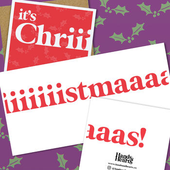 It's Chriiiistmaaaas! Christmas Card, 5 of 5