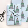 Festive British Shorthair Cat Christmas Wrapping Paper, thumbnail 1 of 4