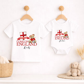 Personalised England World Cup Kids T Shirt, 4 of 8
