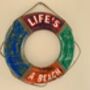 50cm Large Multi Coloured “Lifes A Beach' Buoy Ring Fun Gift, thumbnail 1 of 7
