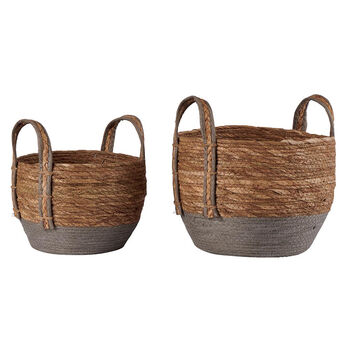 Set Of Two Natural Storage Baskets, 2 of 5