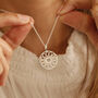 Sterling Silver Dreamcatcher Necklace, thumbnail 2 of 5