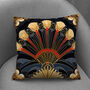 Deco Elegance In Red Art Deco Cushions Design Three, thumbnail 6 of 7