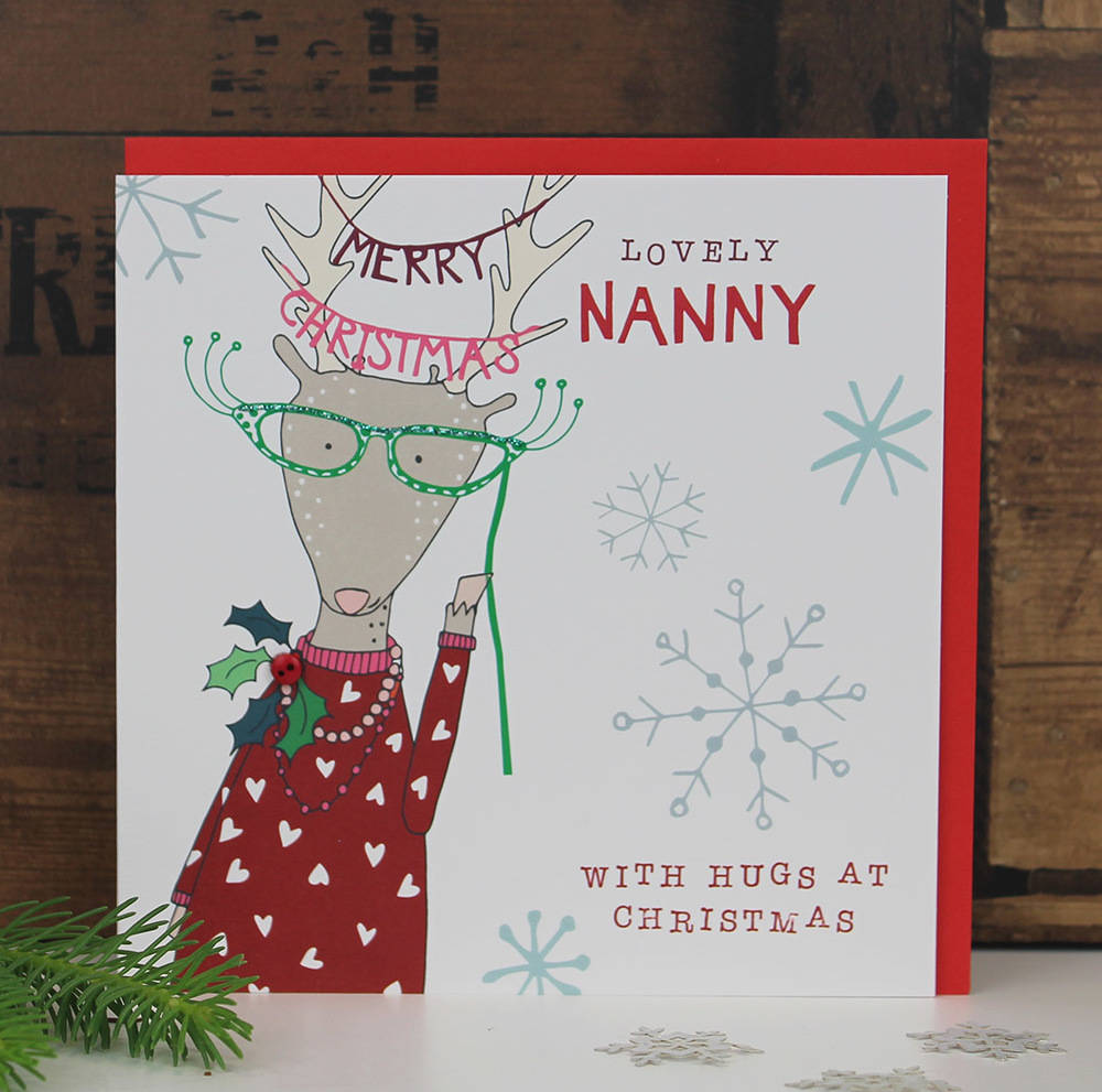 Christmas Card For A Nanny By Molly Mae