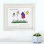 Personalised Hand Drawn Father's Day Framed Print, thumbnail 2 of 4