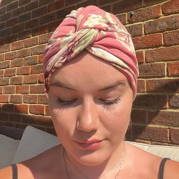 Cancer Scarves Pre Tied Turban Headwrap, 5 of 12