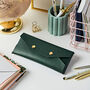 Personalised Vegan Leather Pencil Case, thumbnail 5 of 12