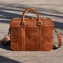 Genuine Leather Slim Laptop Bag, thumbnail 2 of 6