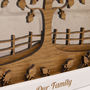 Personalised Wooden 3D Layered Family Tree Wall Art, thumbnail 2 of 5