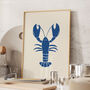 Lobster Linocut Style Print, thumbnail 3 of 5