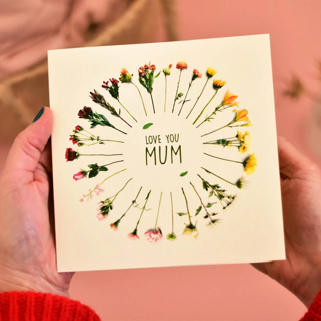 'Miss You/Love You Mum' Card, 1 of 7