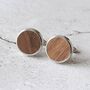 Personalised Silver Cufflinks – Engraved Wedding And Anniversary Gift For Him, thumbnail 3 of 4