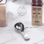 Personalised 'Whey Into You' Couples Metal Protein Scoop, thumbnail 3 of 7