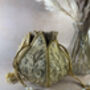 Gold Handcrafted Raw Silk Potli Bag/Wrist Bag, thumbnail 4 of 4