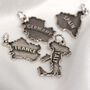 Personalised Sterling Silver Any Country Map Charm, thumbnail 2 of 12