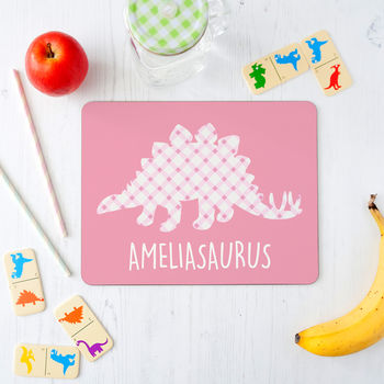 Children's Personalised Dinosaur Placemat, 7 of 12