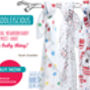 Muslin Swaddle London Themed Three Pack Set, thumbnail 1 of 9