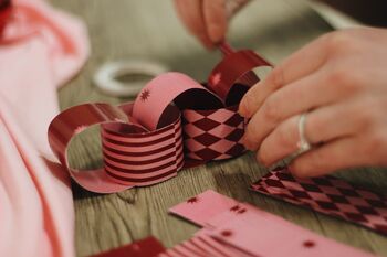 Berry And Blush | Paper Chain Kit, 5 of 12